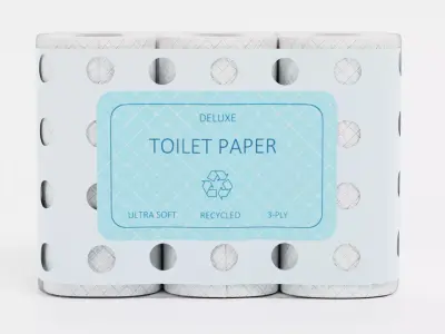 -Toilet Papers Pack V3- 3D model