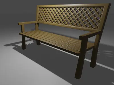 WOOD COOL  BRIGE  MAKE BY MR DELIGHT Low-poly 3D model