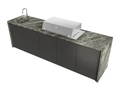 Modus Outdoor Kitchen Comp1 3D model