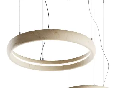 Ozzio Italia RING LIGHT Hanging lamp 3D model