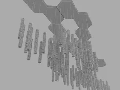 Modern Chandelier 3D model