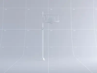 Toronto Bus Stop 04 3D model