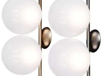 Flos IC Lights CW1 Double Wall Lamp 3D model