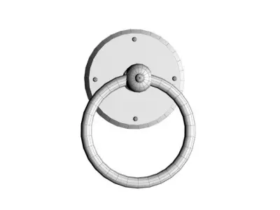 Door Handle 03 3D model