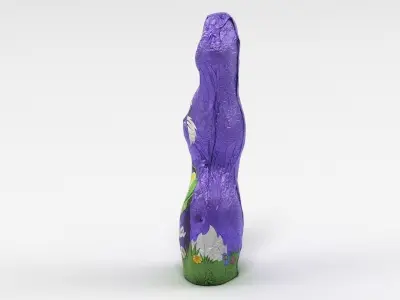 Milka Chocolate Bunny 002 Low-poly 3D model