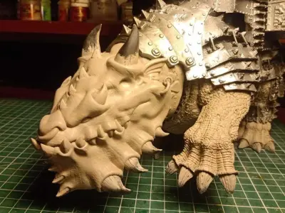 Squiggoth Head 3D print model