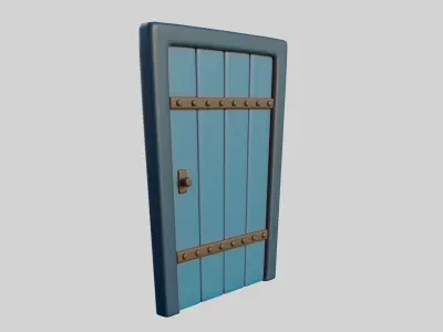 Cartoon Door 16b 3D model