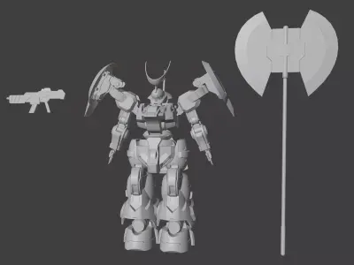 MD-0031L 3D model Low-poly 3D model