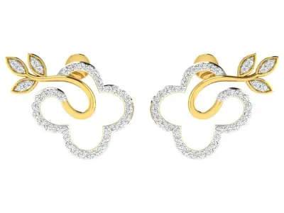 Diamond locket set for Women 3D print model