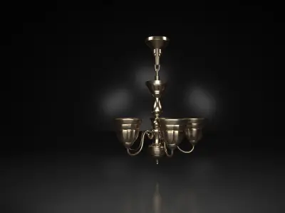 celling light Low-poly 3D model