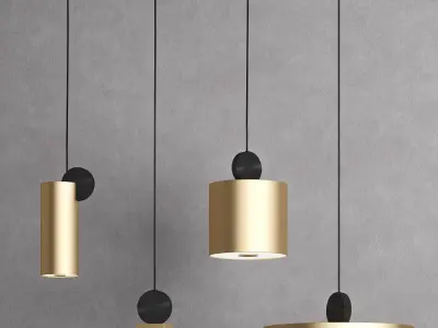 CALE pendant light by CVL 3D model