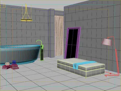 Bath Room 04 3D model