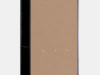 HEMNES Glassdoor cabinet with 3 drawers 3D model