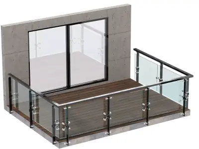 BALUSTRADE NO1 A 3D model