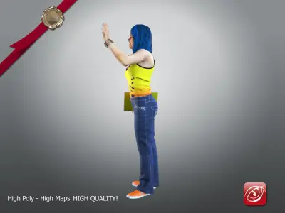 Student Female A AS 21 30 A 001 3D model