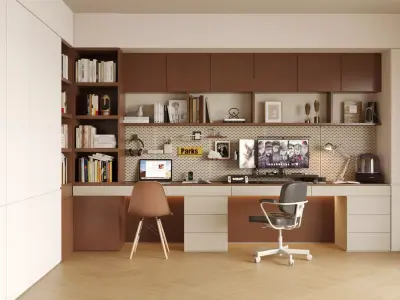 cream - style study 3D model