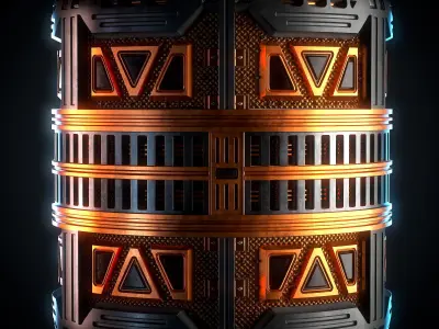 Sci-fi Material - VOL 04 - SBsar - Maps Texture