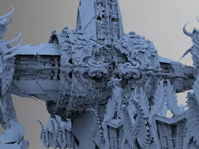 Ocean Cyberpunk Atlantis 2  3D model