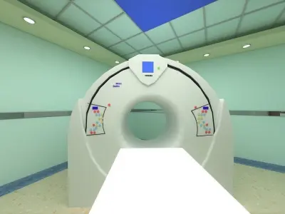 CT Scanning Room 3D model