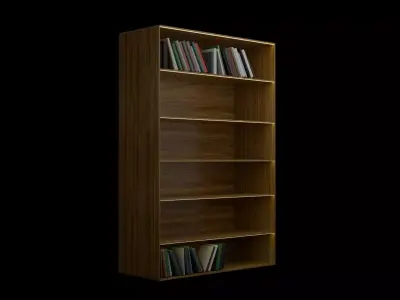 The bookshelf Free 3D model