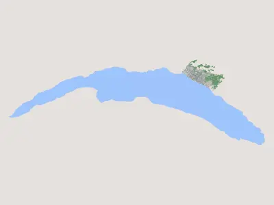 Lausanne City Switzerland 3D model