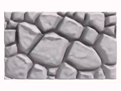 Medieval Stone Wall Pack 10 Modular Wall Segments