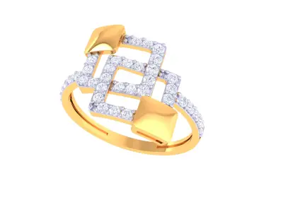 Women Ring MTL 3dm STL OBJ FBX Details 3D print model 28