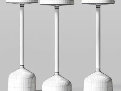 Imagilights Demoiselle Tall Bowl Table Lamp 3D model