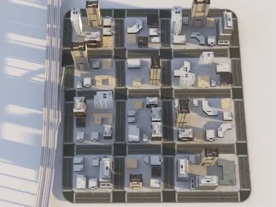 City Block 06 3D model