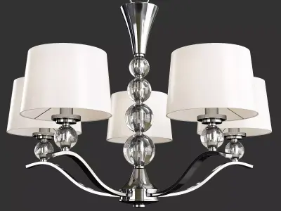 RONDO CHANDELIER Low-poly 3D model