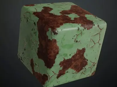 Machine Chipped Paint PBR Seamless Texture