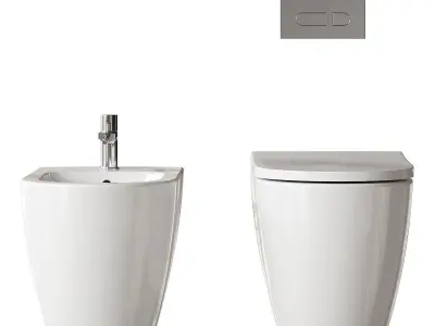 Duravit Bento Starck Box WC 3D model