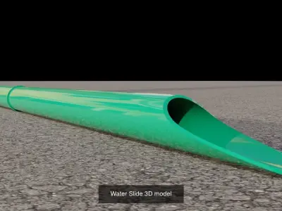 Water Slide 3D models 3D Model Pack
