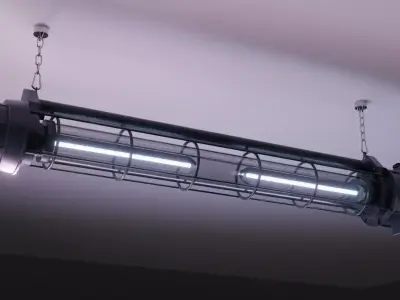 Tube Lamp 3D model