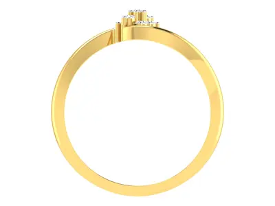 Women Ring Render 3dm STL OBJ FBX Details 3D print model 3
