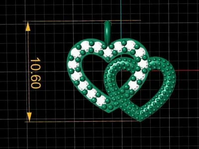 Collection Heart 7 Pendant 3D print model