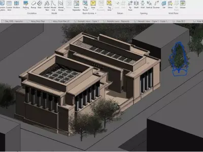 Unity Temple by Frank Lloyd Wright  3D model