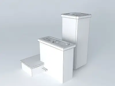 Tower of Bank Syariah Mandiri 3D model