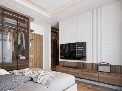  Bedroom Interior Model  3D model