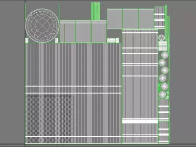 Hexagon Flush Mount 3D model