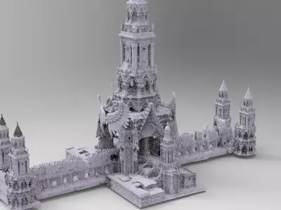 Lycan Tower Bridge 3D 3D model