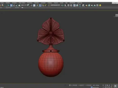 WILDWOOD ARTS and CRAFTS FITTER WALL SCONCE Low-poly 3D model