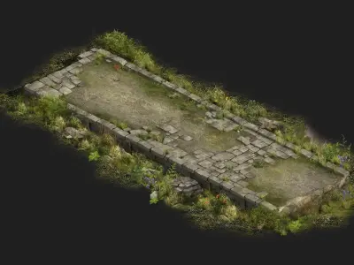 Game Model - Kashayana Buddha Forest Trail 1 3D model
