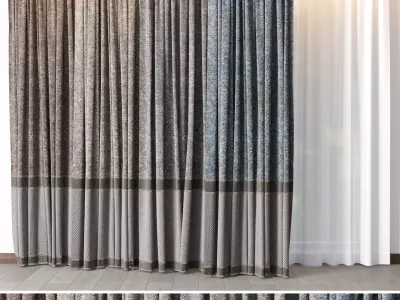 Hadi Curtains 27 3D model