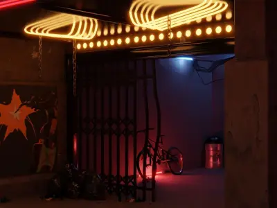 No Tell Motel 3D model