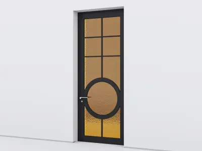 Aluminium door 350 3D model