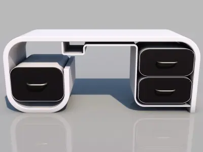  futuristic modern stand 3D model