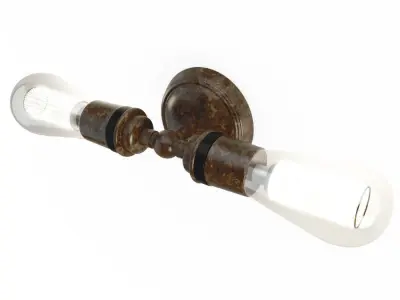 Industrial Wall Lamps 3D model
