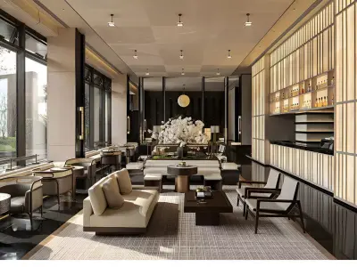 Sales office lobby interior decoration 3D model