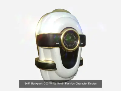 10 SciFi Backpack C Collection - Fashion Character Design